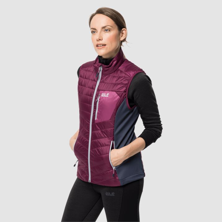 Jack Wolfskin Womens Routeburn Vest Fuchsia 350481YGZ